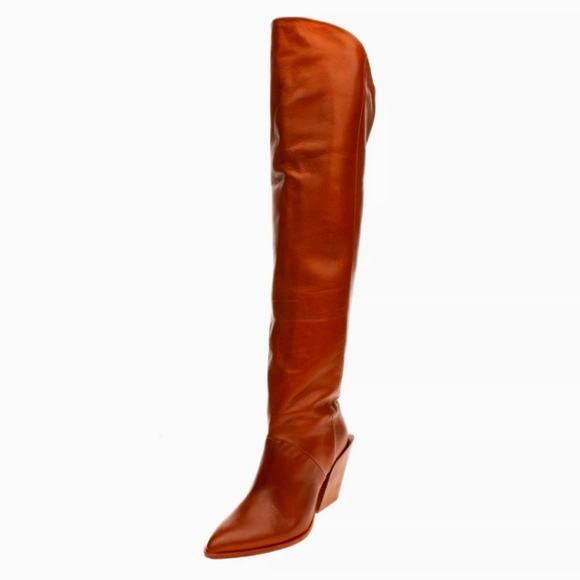 Rodebjer Shoes - Rodebjer,brown leather knee boots